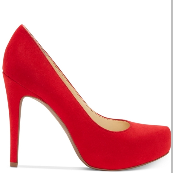 Jessica Simpson Parisah Platform Pumps Red -10 - Picture 2 of 8